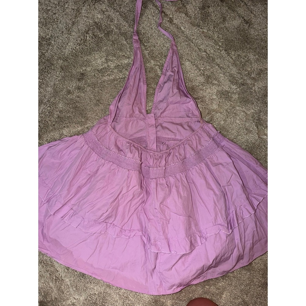 Free People Sail Away Halter Mini Dress XS - Picture 3 of 3